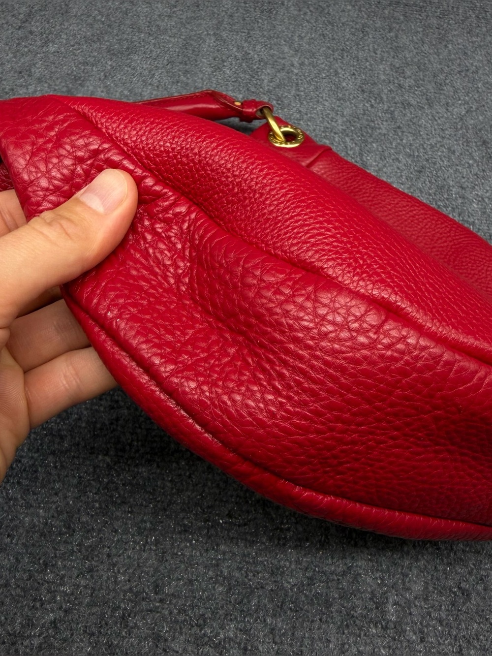 MARC JACOBS Classic Q Hiller Bag Bright Red - Picture 7 of 15